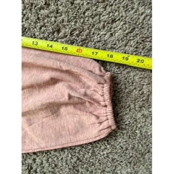 Ann Taylor Midi Dress Knit Drawstring Waist Casual Pink XS NWT $130 - Picture 12 of 12